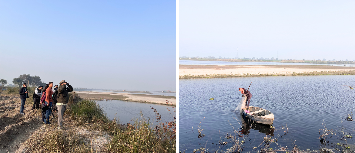 Yamuna and the bird diversity